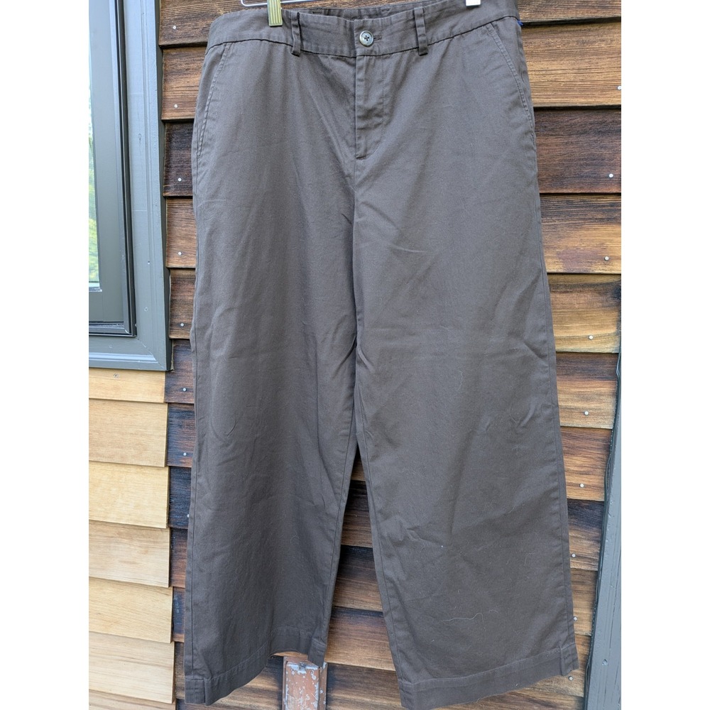 LAUREN Ralph Lauren® Stretch Chino Wide-Leg Cropped Pants Size 10